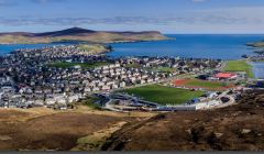 Architect Iain Malcolmson said some of the new houses could enjoy "spectacular views" over Lerwick.