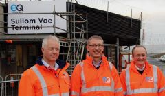 Enquest taking charge at Sullom Voe Terminal (left to right): SVT area operations manager Ian Lister, the company's chief operating officer Neil McCulloch and Aberdeen based SVT general manager Derek Liversidge. Photos: Hans J Marter/Shetland News