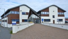 Shetland Islands Council's HQ at the North Ness.