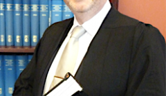 Newly appointed sheriff ian Cruickshank. Photo: Courtesy of Cruickshank Law Practice