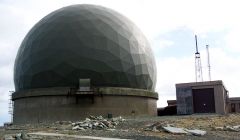 The Saxa Vord radar dome has been standing empty for more than ten years. Photo: Shetland News