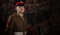 Young soldier Jordan Campbell.