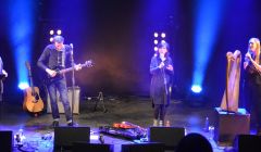 The Furrow Collective, from left to right: Emily Portman, Alasdair Roberts, Lucy Farrell and Rachel Newton. Photo: Kelly Nicolson Riddell.