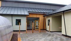 The work to build the replacement Eric Gray centre is progressing well. Photos: Chris Cope/Shetland News