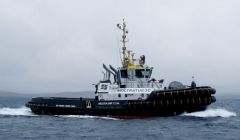The Multratug 30 arrived in Shetland in March. Photo: SIC