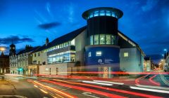 The An Lanntair arts centre in Stornoway.