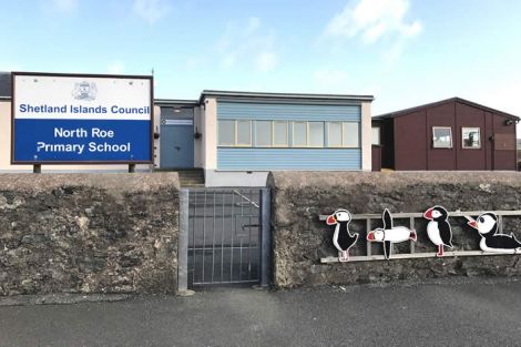 North Roe Primary School. Photo: SIC