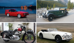 Some of the vehicles on show at next month's Shetland Classic Motor Show.