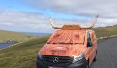 Coo Van in Shetland