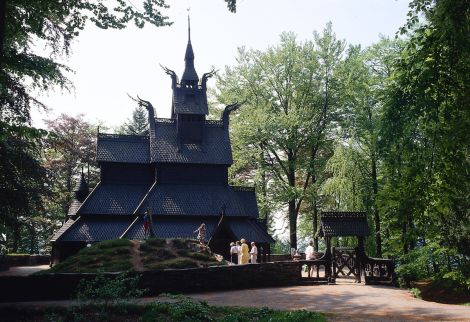 The Fantoft Stave Church. Photo: Bergen Reiselivslag / Per Nybø - visitBergen.com