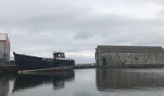 The Nil Desperandum at Hay's Dock on Friday. Photos: Hans J Marter/Shetland News