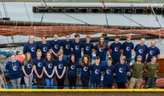 Shetland sail trainees and their mentors