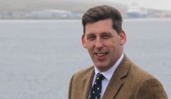 Lord Duncan of Springbank in Lerwick on Thursday. Photo: Hans J Marter/Shetland News