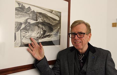 Timothy Spall at Mareel: 'You’re almost creating a parallel universe when you’re creating the movie'. Photo: Hans J Marter/Shetland News