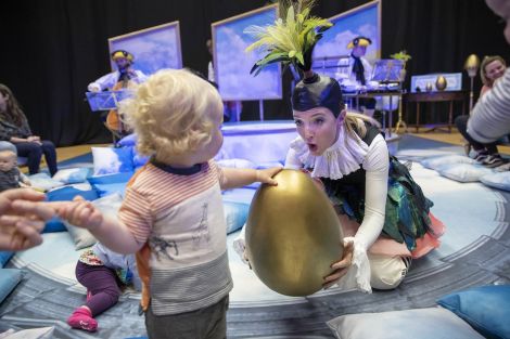 The opera for babies is aimed at six to 18 month olds. Photos: Scottish Opera