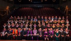 A group picture of the HE graduates. Photo: Ben Mullay