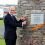 John Swinney cutting the ribbon at the Anderson High School site. Photo: Chris Cope/Shetland News