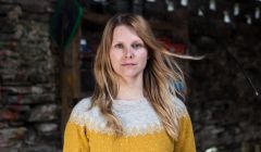 A tree yoke jumper by Alyssa Malcolmson, one of the designs featured in this year's Shetland Wool Week Annual.