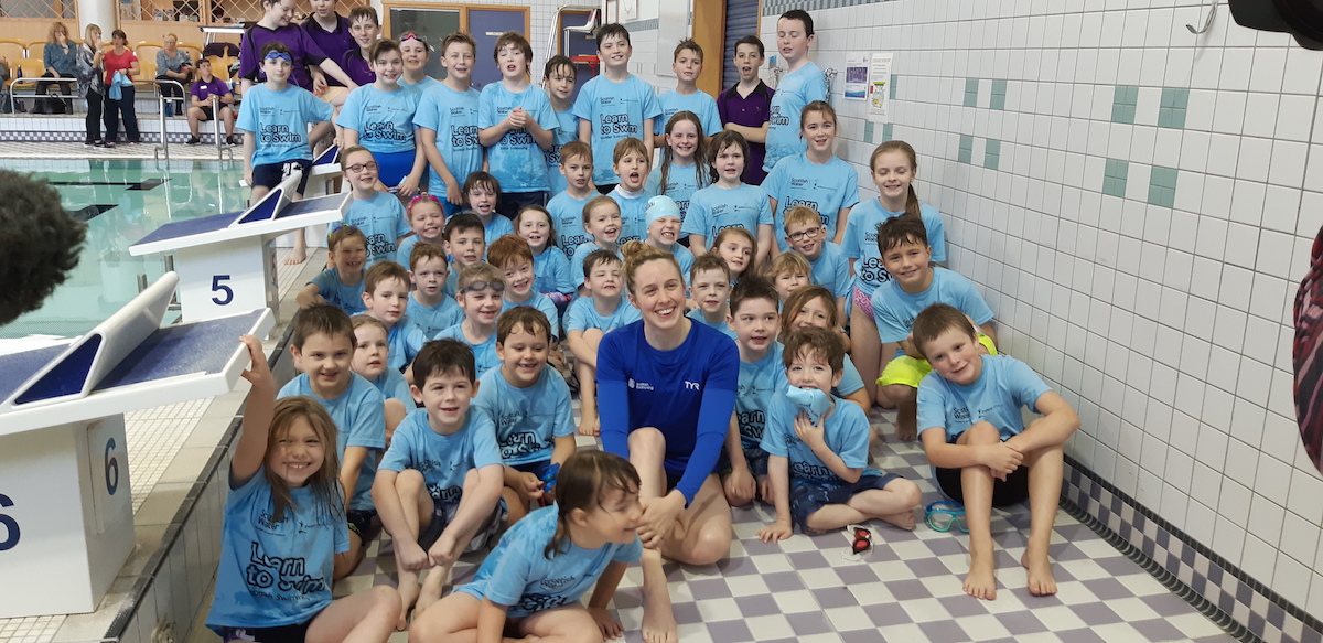 Olympian inspires kids to take swimming lessons | Shetland News
