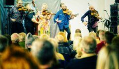 Inventive Finnish seven-piece Frigg went down a storm. Photo: Lieve Boussauw.