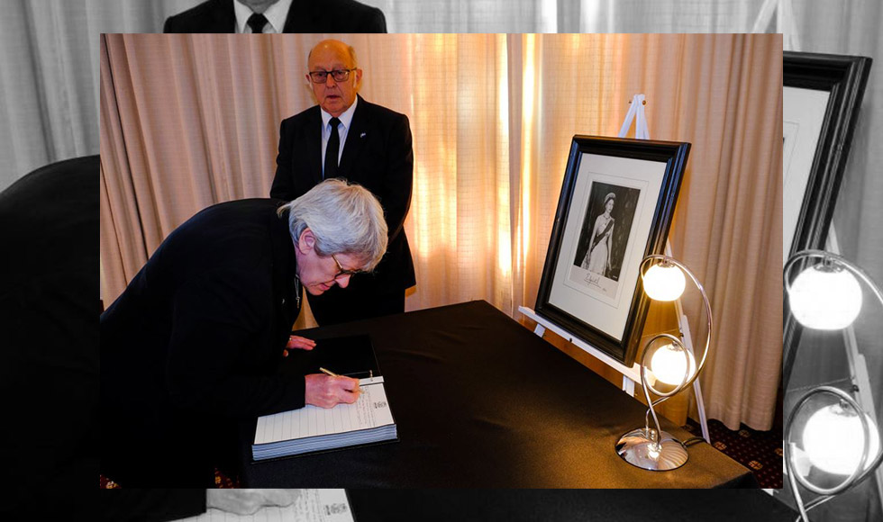 Book of condolence for Queen now open in Town Hall - Vimarsana News