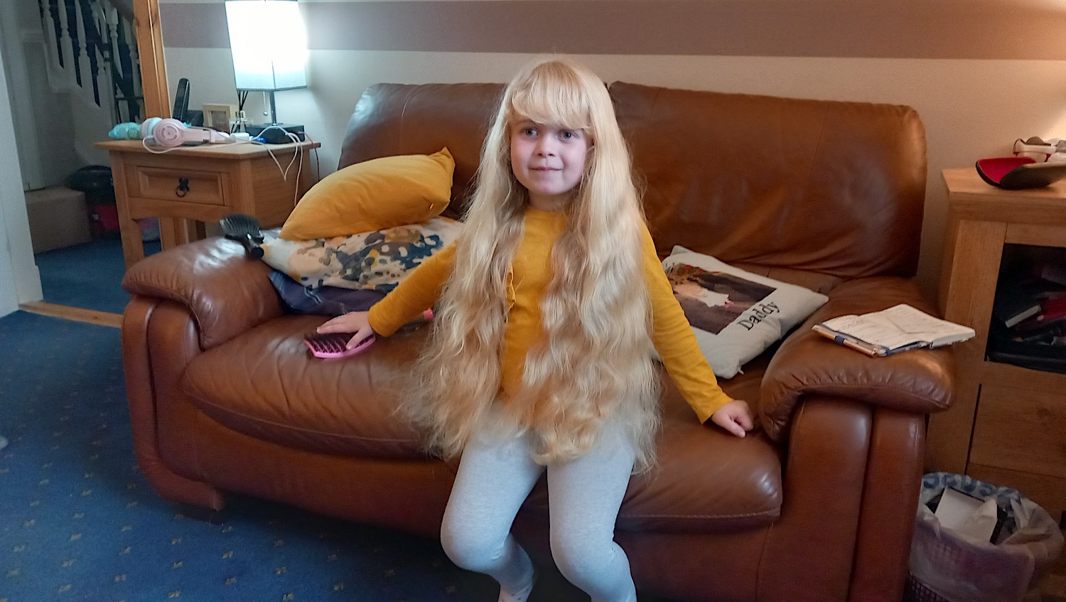 Evie's big hair cut | Shetland News