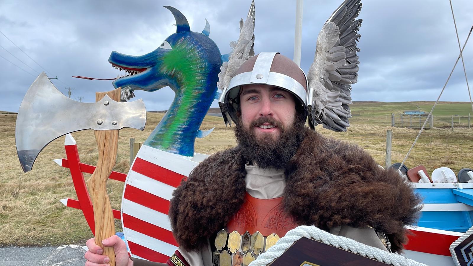Three cheers as jarl Thorir Hund leads Bressay Up Helly Aa celebrations - Vimarsana News
