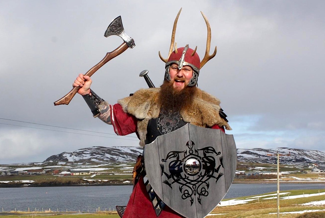 Jarl Steinthor Petursson leads his squad for Delting Up Helly Aa after three year delay - Vimarsana News