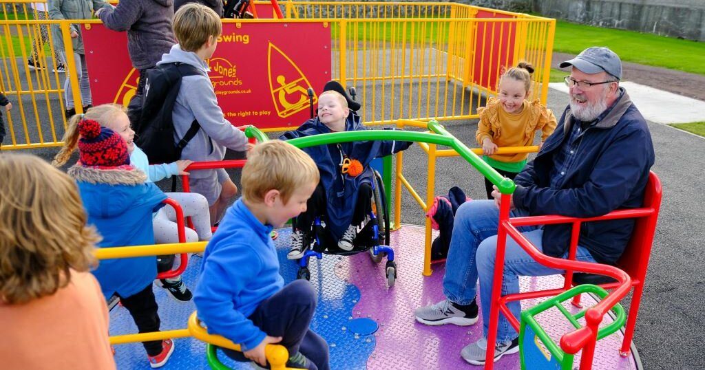 New accessible equipment installed at Lerwick playpark Shetland News