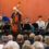 Quartet performing live with accordion, double bass, clarinet, and second accordion for an attentive audience.