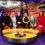 A group of people sitting on a couch on the graham norton show.