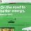 Green van with the text "On the road to better energy. Search OVO" on the back. License plate number: DL73HRX.