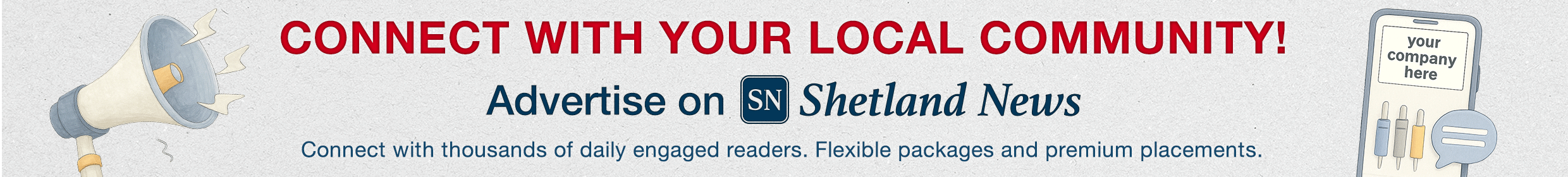 Shetland News - Advertise with us