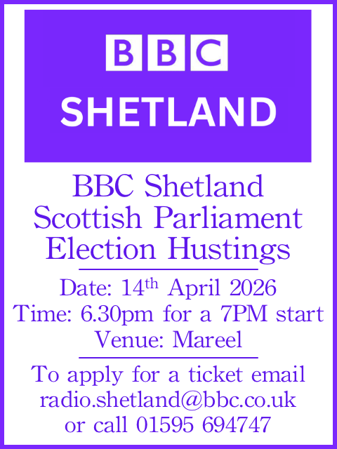 BBC Shetland Scottish Parliament Election Hustings 14 April 2026