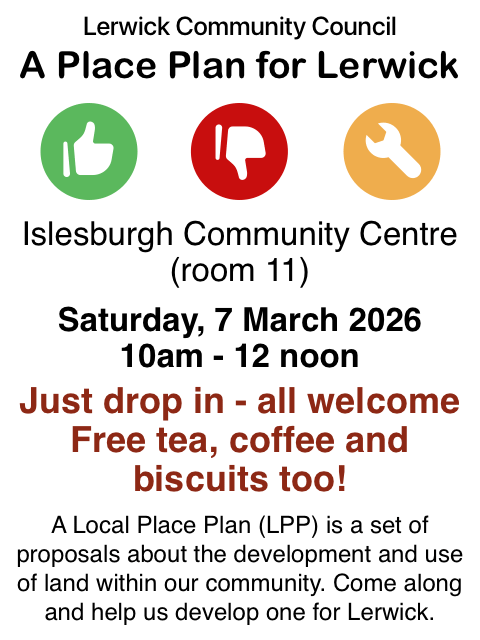 A Place Plan for Lerwick - 7 March 2026