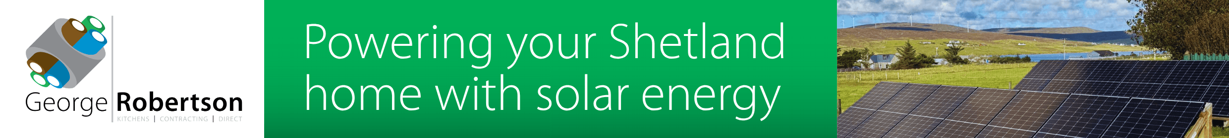 George Robertson - Powering your Shetland home with solar energy
