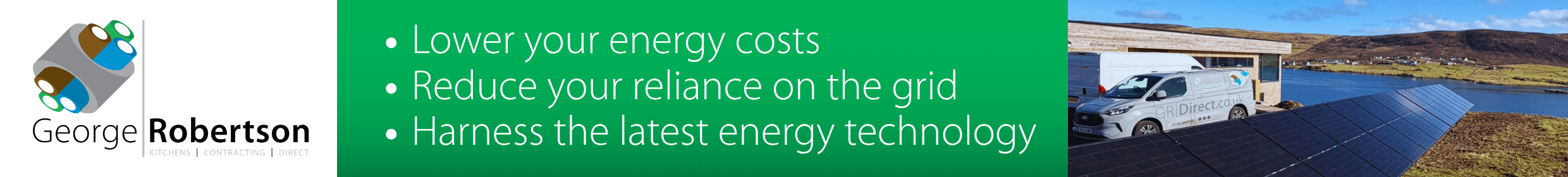 George Robertson - Powering your Shetland home with solar energy